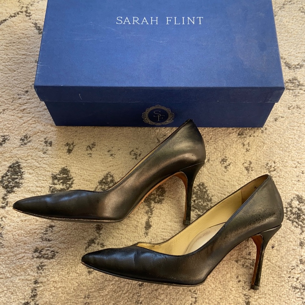 Sarah Flint Black Perfect Pump Heels
